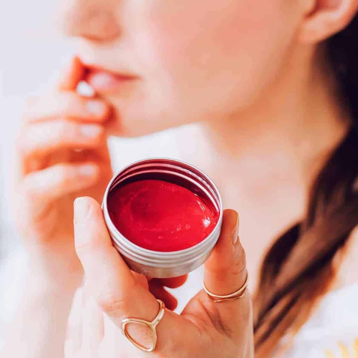 DIY Lip Stain with Beets