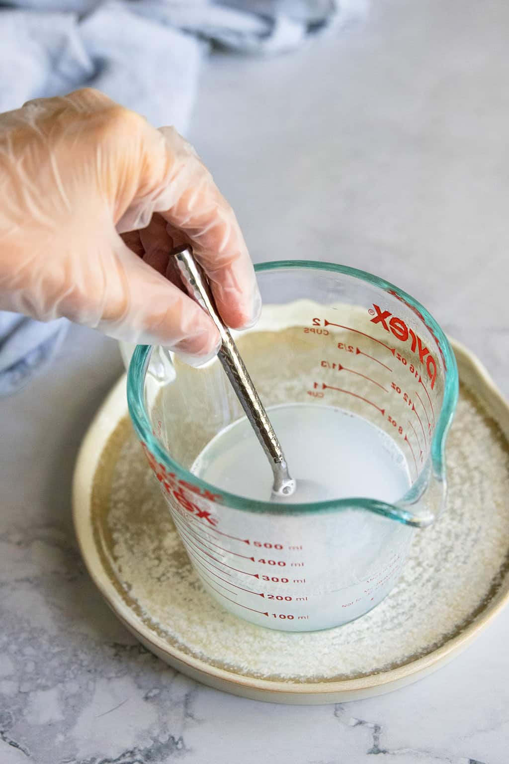 How to test glycerin soap to see if it dissolves